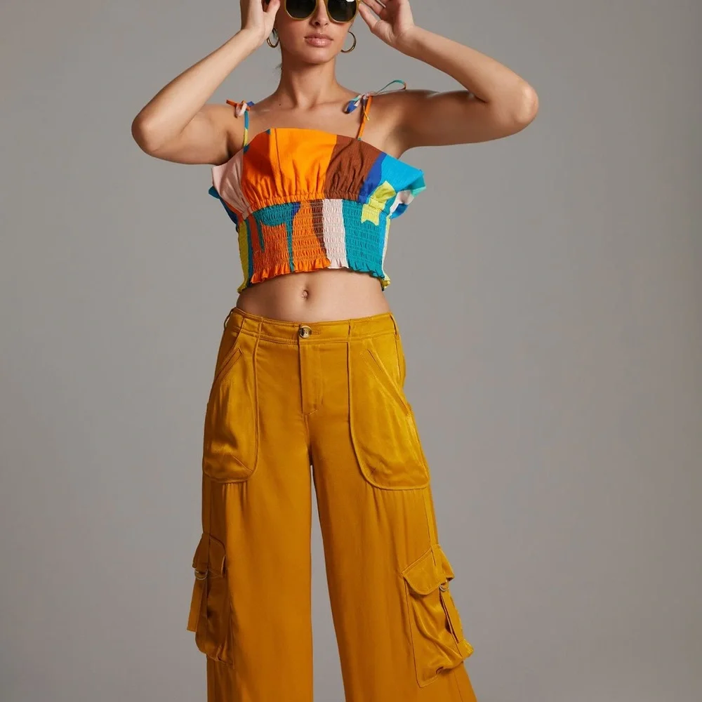 *Anthropologie Plenty by Tracy Reece Tie Strap Top